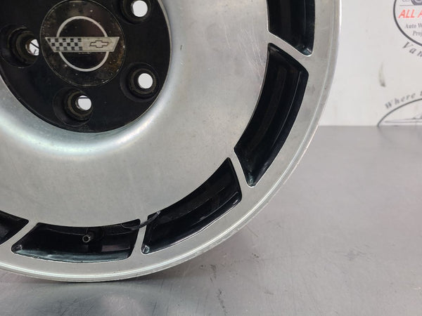 1984-85 C4 Corvette Factory Sawblade Wheel, 16x9.5, Rear Right Passenger RH3