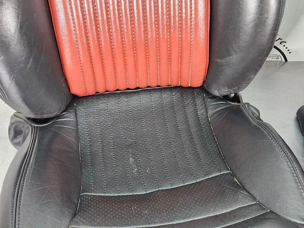 1997-04 C5 Corvette Sport Seat Pair, Black and Red, Right / Left - OEM4