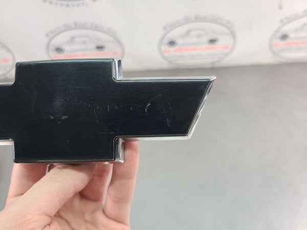 2003-06 Chevy SSR Rear Tailgate Bowtie Emblem Badge Ornament, Black - OEM1