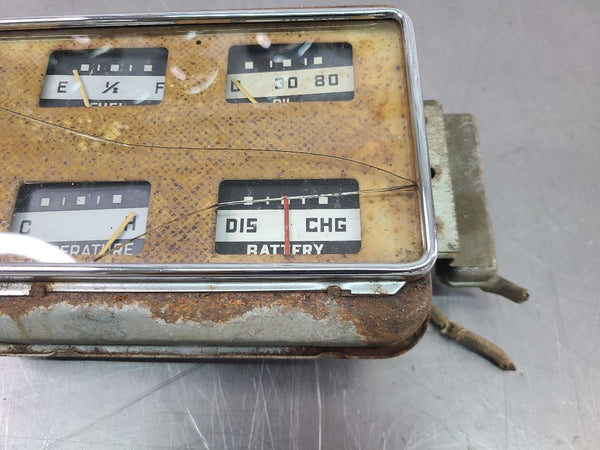 1948-50 Ford Pickup Truck Instrument Cluster Gauge - For Parts/Repair - OEM5
