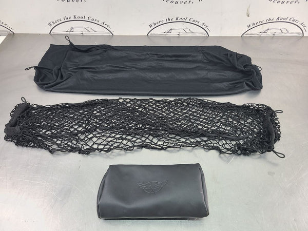 1997-04 C5 Corvette Factory Rear Trunk Hatch Shade Cover / Cargo Net w/ Case0