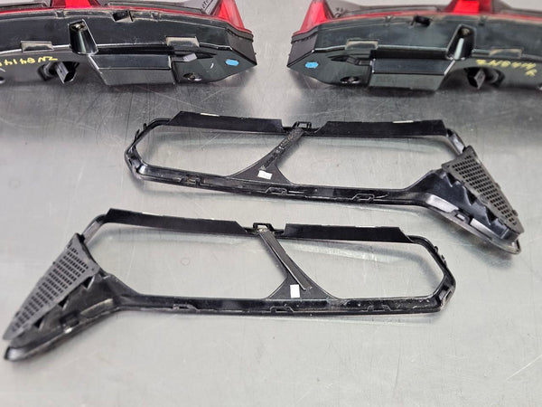 2014-19 C7 Corvette Rear Tail Light Lamp Pair, Tinted / Smoked - OEM19