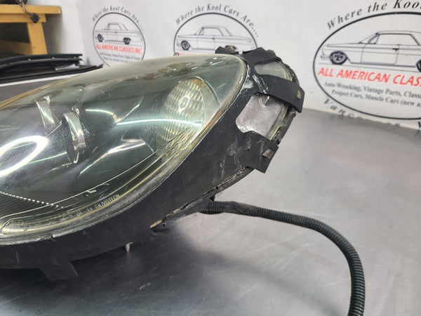 2005-13 C6 Corvette Driver Left Headlight Assembly, Black, Opt. 41U, LH - OEM14
