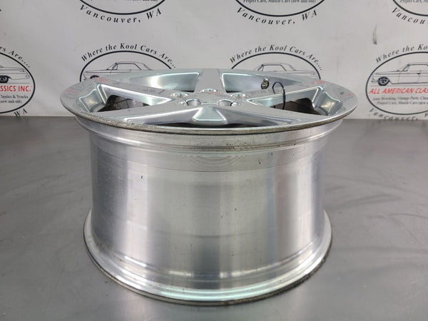 2005-07 C6 Corvette Aluminum 5 Spoke Wheel, Polished QG7, Rear 19x10 - OEM21