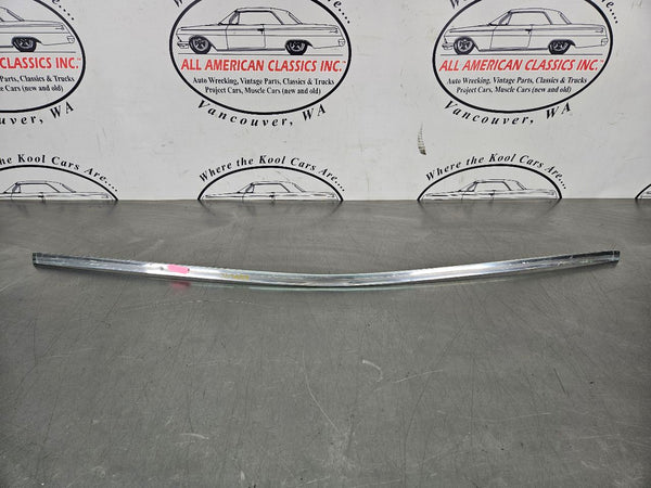 1971-75 Impala, Caprice Convertible Upper Windshield Moulding, Top Center - OEM0