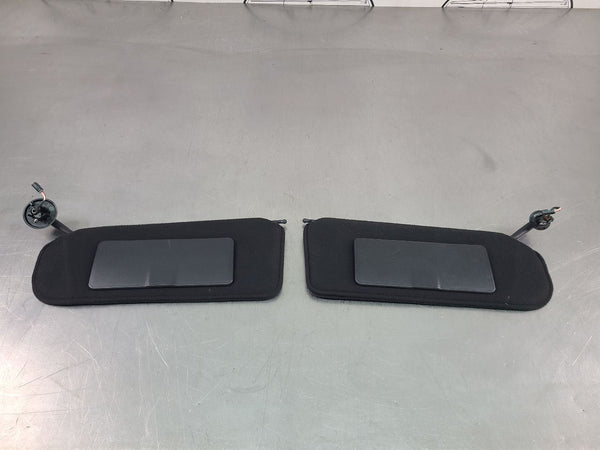 2000-04 C5 Corvette Front Sun Visor Pair, Black, Left / Right, 29k Miles - OEM0