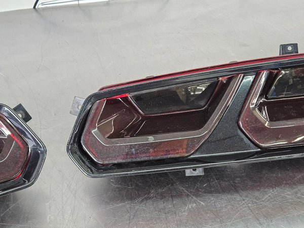 2014-19 C7 Corvette Rear Tail Light Lamp Pair, Tinted / Smoked - OEM4