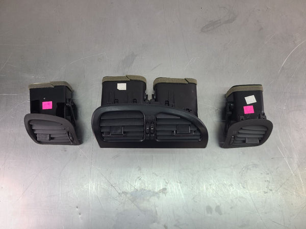 2002-05 Ford Thunderbird Front Dash A/C Vent Set, Left, Right, Center - OEM8