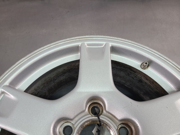 1997-04 C5 Corvette Aluminum 5 Spoke Wheel, Silver QF3, Front 17x8.5, OEM 2