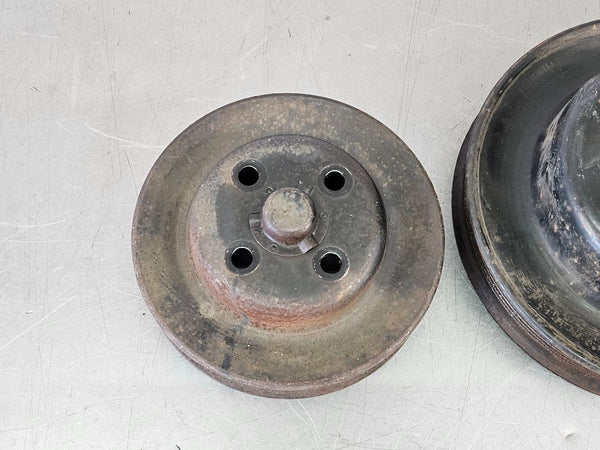 1989 C4 Corvette Crank Pulley and Water Pump Pulley Pair - OEM1