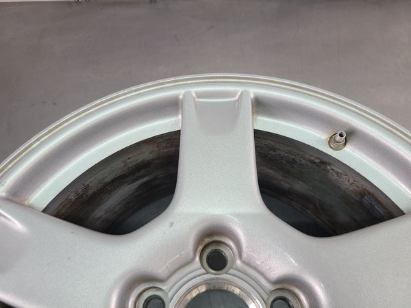 1997-04 C5 Corvette Aluminum 5 Spoke Wheel, Silver QF3, Front 17x8.5, OEM 2