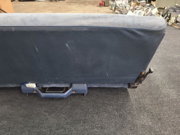 1981-91 Chevy GMC Suburban 3rd Row Bench Seat Assembly, Blue - OEM GM17