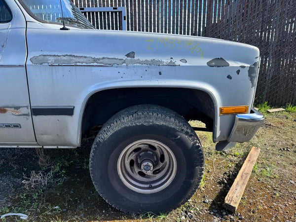 1981-91 Chevy Suburban, Crew Cab Truck, Door Trim Panel, Right Side Rear, Blue23