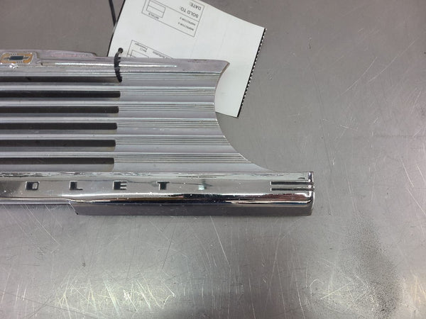 1947-48 Chevy Front Center Dash Trim / Radio Speaker Grille Cover, OEM GM4