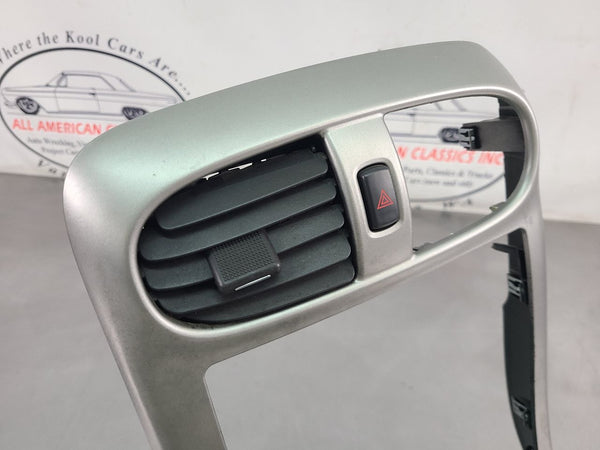 2005-13 C6 Corvette Front Center Console Radio Surround Dash Trim Bezel, Silver8