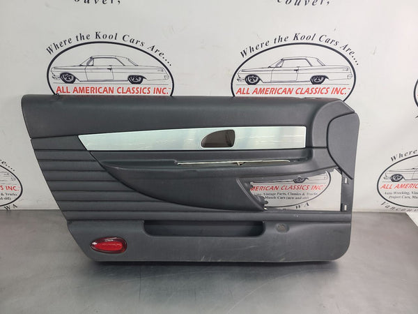 2002-05 Ford Thunderbird Door Trim Panel, Black, Left Driver Side LH - OEM0