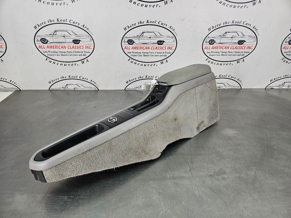 1996 Impala SS Floor Shift Center Console Assembly w/ Insert, Gray - OEM0