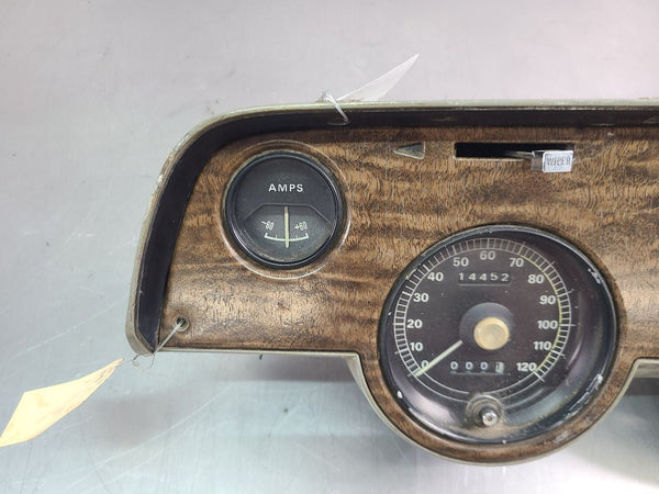 1967-68 Cougar XR-7 Instrument Cluster Tachometer Speedo Assembly, Woodgrain2