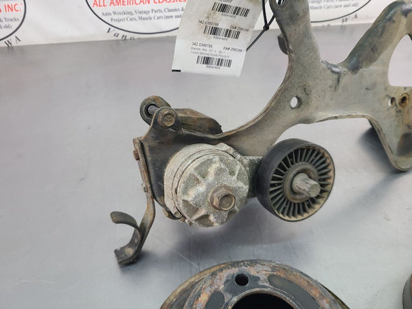 1988 GMC K3500 Truck 7.4L Engine Front Accessory Brackets and Pulley Set - OEM1