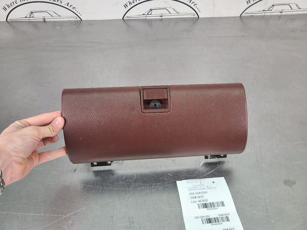 1991-93 Chevy Caprice Glovebox Door Lid Trim, Maroon - OEM0