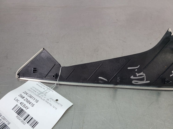 2014-19 C7 Corvette Left Driver Side Door Aluminum Trim Panel Bezel, #22831371 11