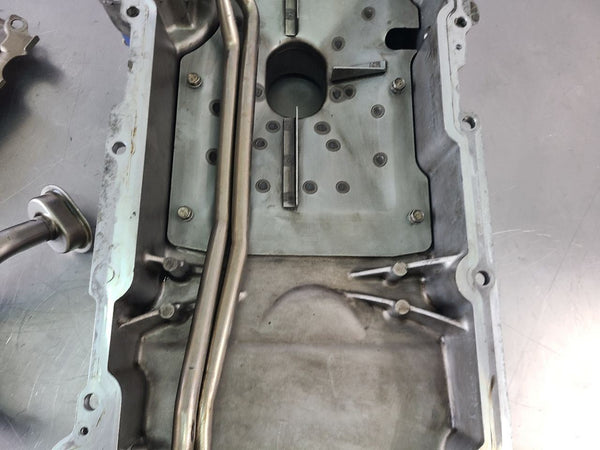 2004-06 GTO LS Front Sump Oil Pan Assembly w/ Tray, Pickup Tube - OEM9