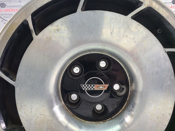 1984-85 C4 Corvette Factory Sawblade Wheel, 16x9.5, Rear Right Passenger RH6