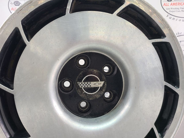 1984-85 C4 Corvette Factory Sawblade Wheel, 16x9.5, Rear Right Passenger RH7