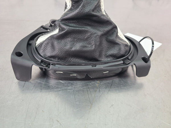 2005-13 C6 Corvette Manual Transmission Bare Shifter Boot, Black and White 10