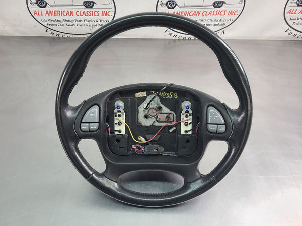 2002 Pontiac Firebird Steering Wheel Assembly w/ Radio Control Buttons - OEM0