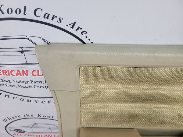 1983 Chevy Truck / Blazer Front Left Door Trim Panel, Tan, Manual Windows, LH6