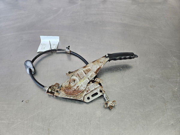 1997-04 C5 Corvette Emergency Parking Brake Handle Assembly Bare w/ Cable - OEM0