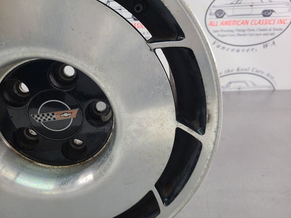 1984-85 C4 Corvette Factory Sawblade Wheel, 16x9.5, Rear Right Passenger RH2