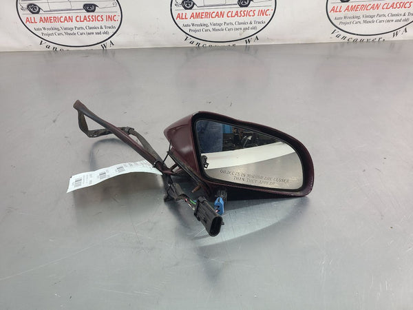 1988-96 C4 Corvette Right Passenger Side View Mirror, Power / Heated, Ruby Red0