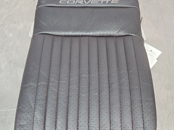 1997-04 C5 Corvette Front Sport Seat Upper Center Insert Cushion / Cover - OEM2