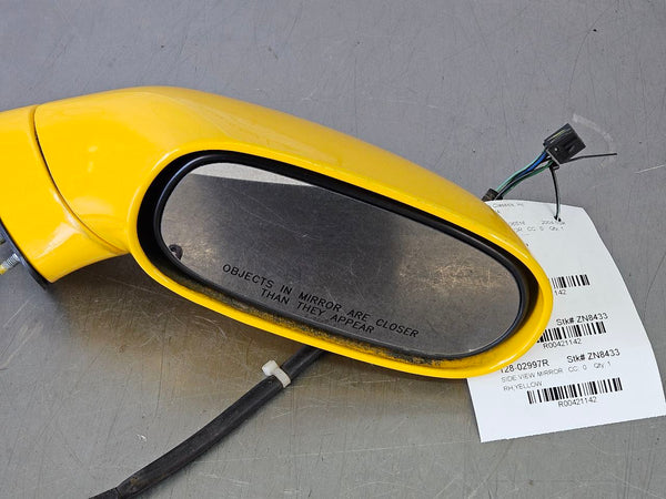 2003-06 Chevy SSR Side View Mirror Assembly, Right Passenger Side RH, Yellow2