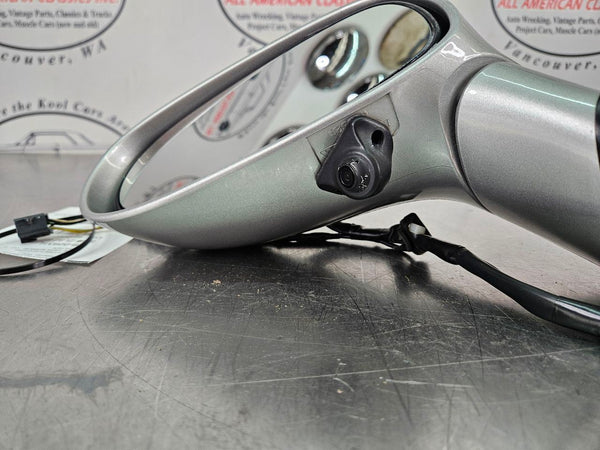 2005-13 C6 Corvette Side View Mirror Assembly, Left Driver Side LH, Silver - OEM4