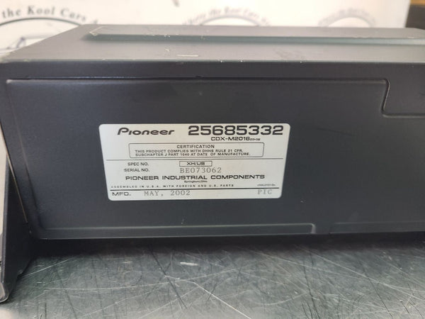 1998-04 C5 Corvette 12 Disc CD Changer Player w/ Cassette, #25685332 - OEM6