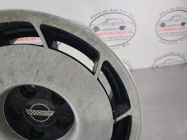 1984-85 C4 Corvette Factory 16 x 9.5 Rear Wheel, Left LH Driver Side, #140469836