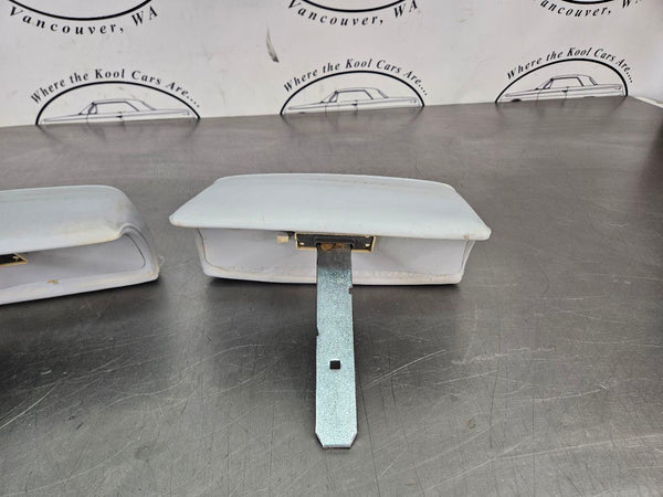 1969-73 Cadillac Front Bench Seat Headrest Pair, Left and Right - OEM2