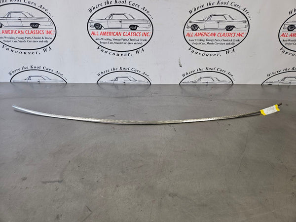 1969 Impala, Caprice, Back of Hood Moulding Trim Strip - OEM0