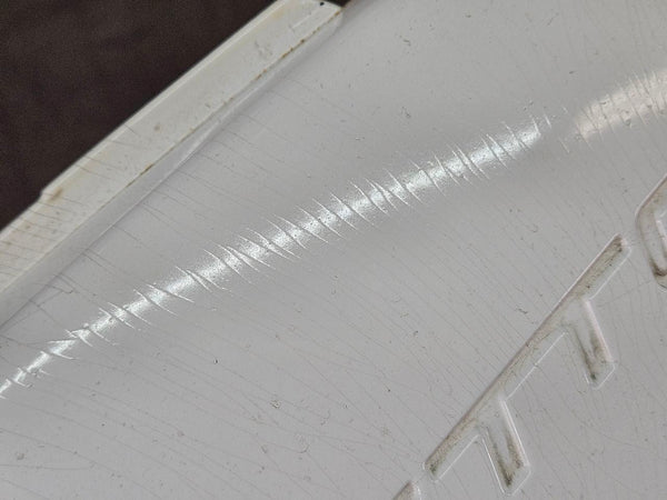 1997-04 C5 Corvette Front Bumper License Plate Filler Panel, White - OEM6