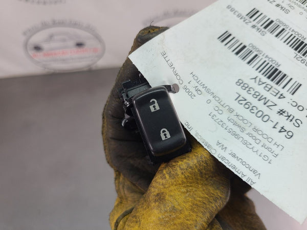 2005-13 C6 Corvette Driver Left Door, Door Lock Button Control Switch - OEM0