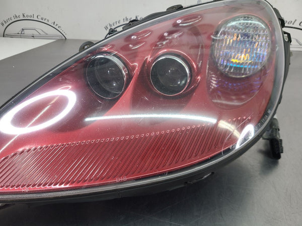 2005-07 C6 Corvette Headlight Head Lamp Assembly, Left Driver, Magnetic Red 86U11