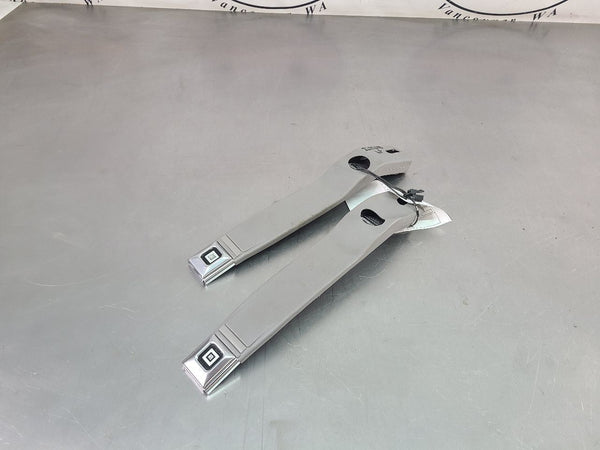 1994-96 Impala SS Front Passenger, Driver Gray Seat Belt Buckle Pair, Left Right0