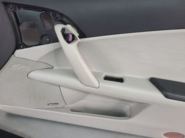 2005-13 C6 Corvette Front Door Panel Pair, Bose Premium, RH/LH, Black/Gray - OEM6