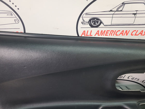 1997-04 C5 Corvette Front Door Trim Panel Pair, Right, Left, Black / Gray, RH,LH2