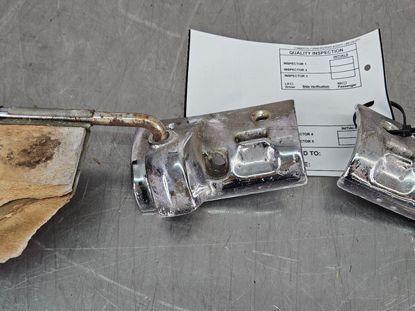 1964-66 Dart GT Convertible Sun Visor Bracket / Arm Pair, Left and Right - OEM1