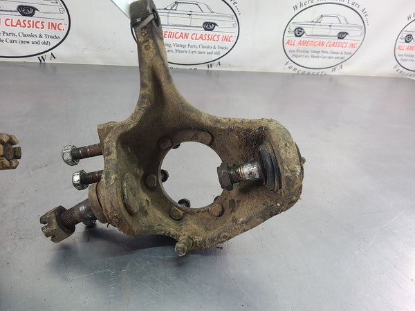 1973-91 Chevy Dana 44 GM 10 Bolt Flat Top Knuckle Steering Arm Pair, LH/RH - OEM12
