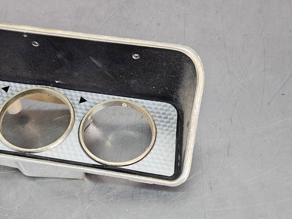 1977 Gremlin X Aluminum Front Dash Gauge Cluster Bezel Trim - OEM4